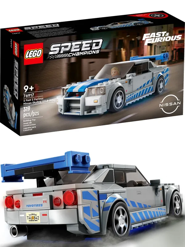Конструктор Speed Champions 76917 Форсаж 2 Ниссан Скайлайн