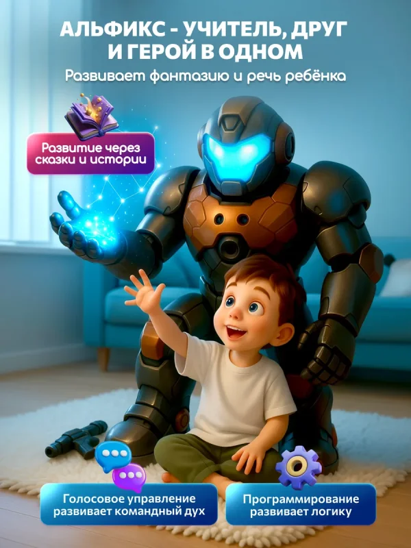 Робот игрушка с голосовым управлением
